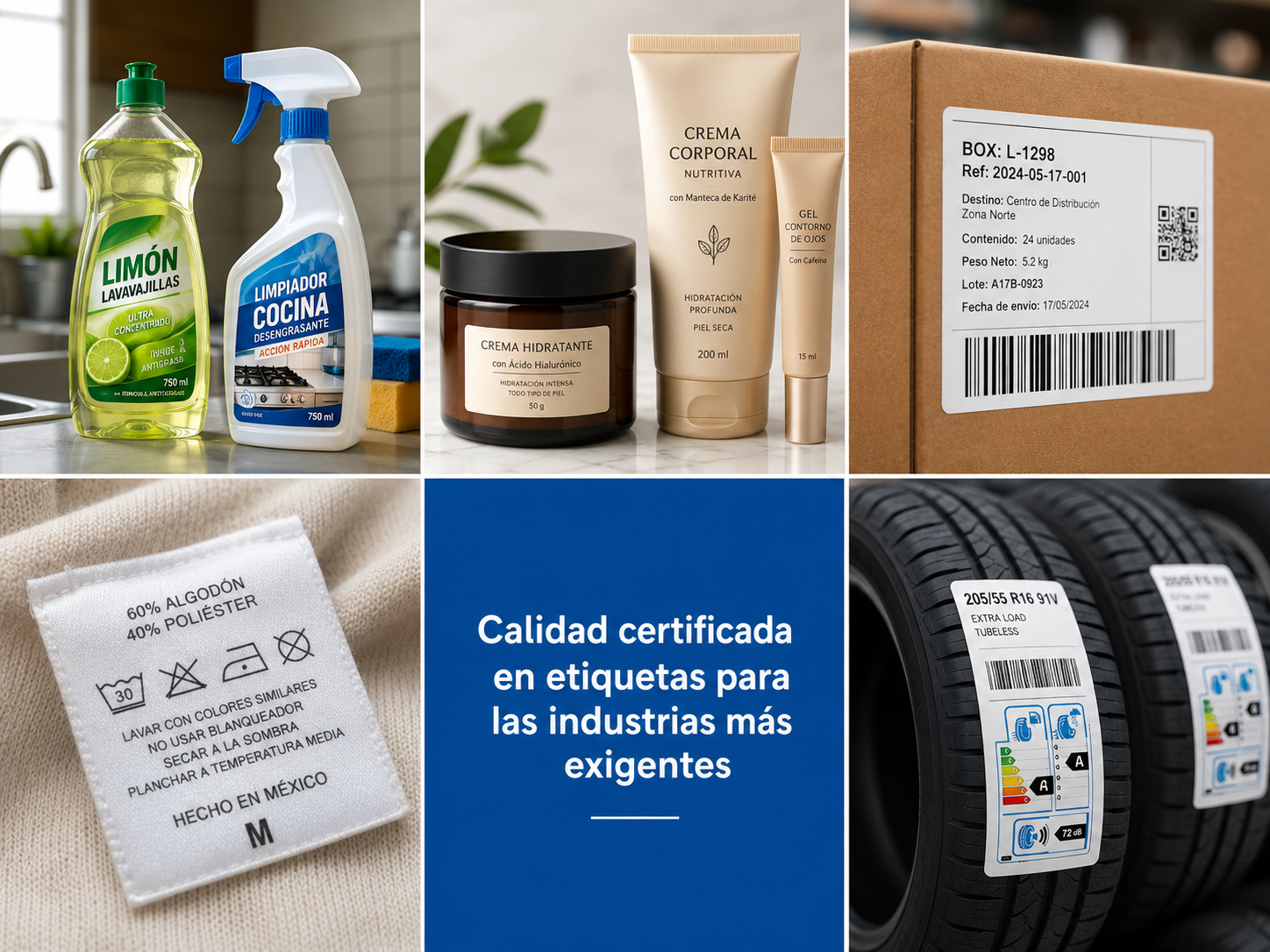 Etiquetas para productos